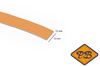 Afbeelding van ABS kantenband 2x23mm voor Kronospan geplastificeerd spaanplaat perzik kleurnummer 0551 BS (per rol=25mtr)