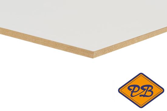 Afbeelding van mdf interieur 2-zijdig UV gegrond wit 244x122cm