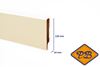 Afbeelding van Intra MDF blokplint grondeerfolie wit 14x120mmx240cm