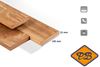 Afbeelding van Novum Timber garapa premium vlonderplank rondom glad profiel voor 21x145mm