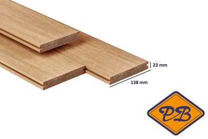 Afbeeldingen van PuraShield™ composiet vlonderplank massief 1-zijdig houtnerf / 1-zijdig glad profiel cedar 23x138mm