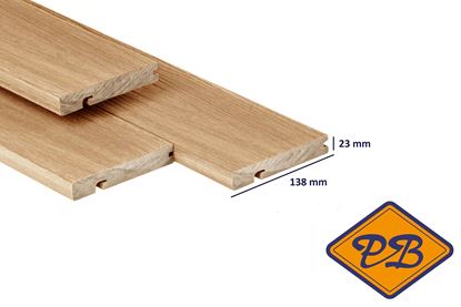 Afbeeldingen van PuraShield™ composiet eindplank massief 1-zijdig houtnerf / 1-zijdig glad profiel cedar 23x138mm