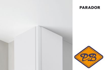 Afbeeldingen van PARADOR vouwlijst FAL uni zijdemat wit decor 3x30x30mmx220cm