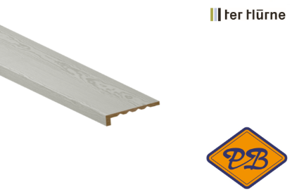 Afbeeldingen van Ter Hürne lambrisering decorlijst ADL 120 essen parelwit zijdemat 30x120mmx270cm