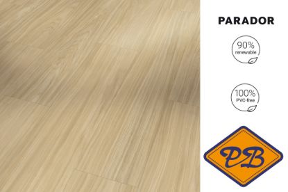 Afbeeldingen van PARADOR TATERRA mineraal HDF safe-lock PRO® click landhuisdeel ECO vloer Eiken Virida zandbeige 8mmx19,4x128,5cm (per pak van 10 stuks=2,49m²)