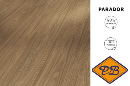 Afbeeldingen van PARADOR TATERRA HDF safe-lock PRO® click landhuisdeel ECO vloer Eiken Virida almond brown 8mmx19,4x128,5cm (per pak van 10 stuks=2,49m²)